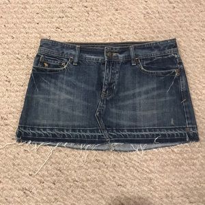 Abercrombie & Fitch denim mini skirt